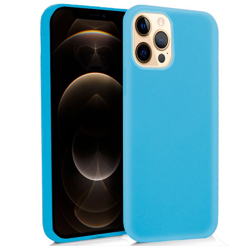 Case Carcasa Silicona para iPhone 13 Pro Max Azul
